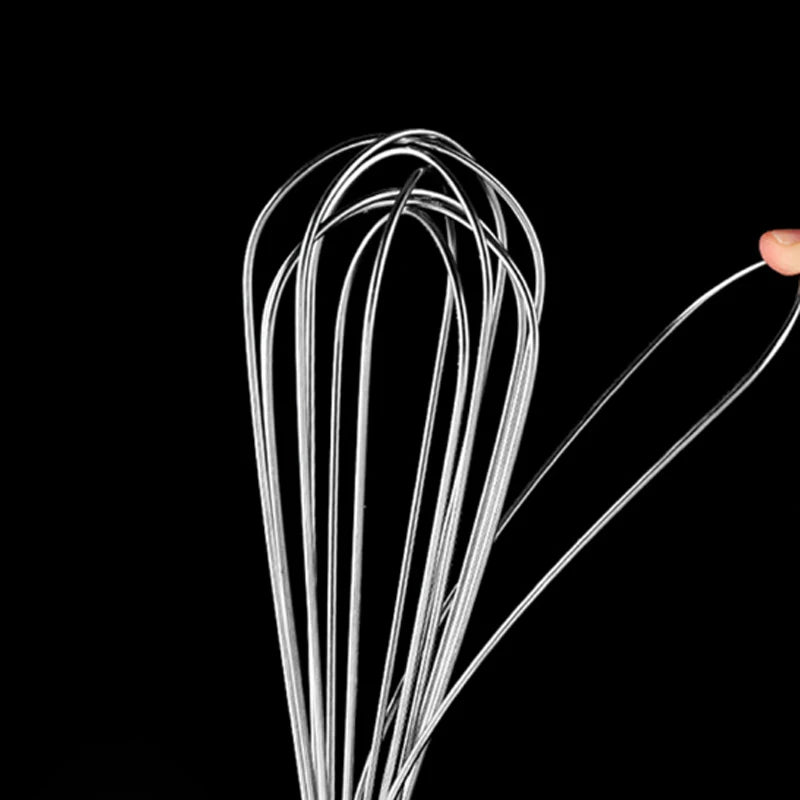 8-24 Inch Hand Agitator Thickened 16 lines Stainless Steel Egg