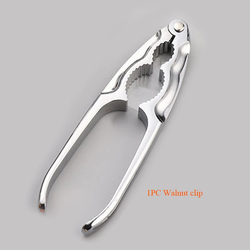 Kitchen Nut Sheller Clip Tool Clamp Plier Cracker Zinc Alloy