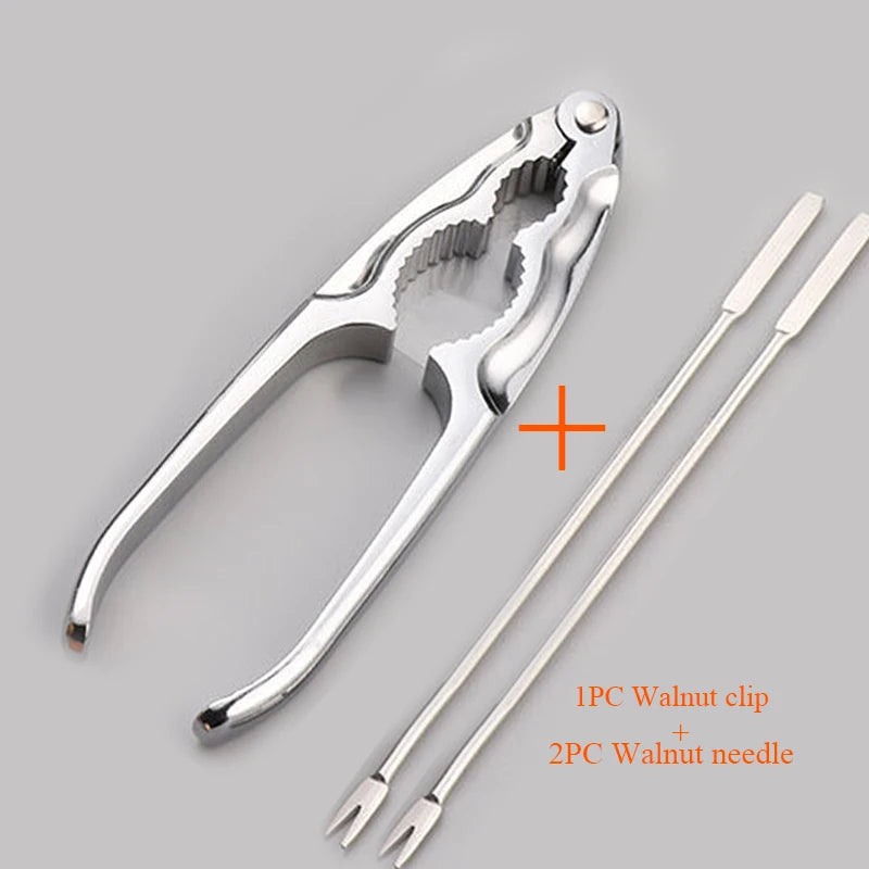 Kitchen Nut Sheller Clip Tool Clamp Plier Cracker Zinc Alloy