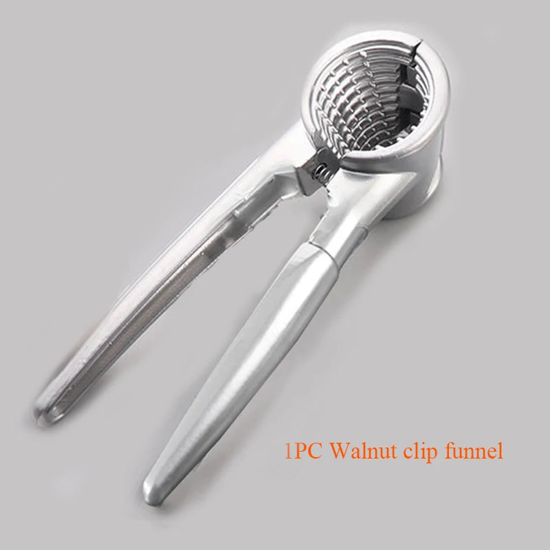 Kitchen Nut Sheller Clip Tool Clamp Plier Cracker Zinc Alloy