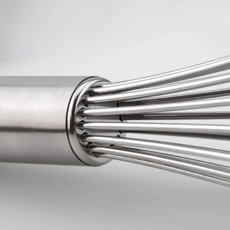 8-24 Inch Hand Agitator Thickened 16 lines Stainless Steel Egg