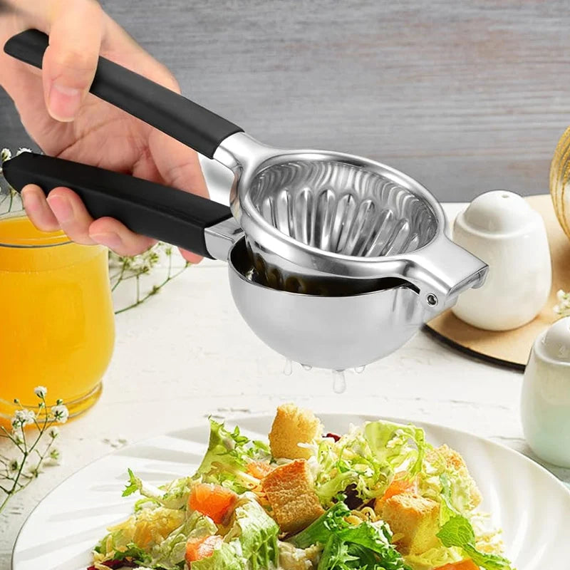 Stainless Steel Lemon Squeezer Hand Press Juicer Manual
