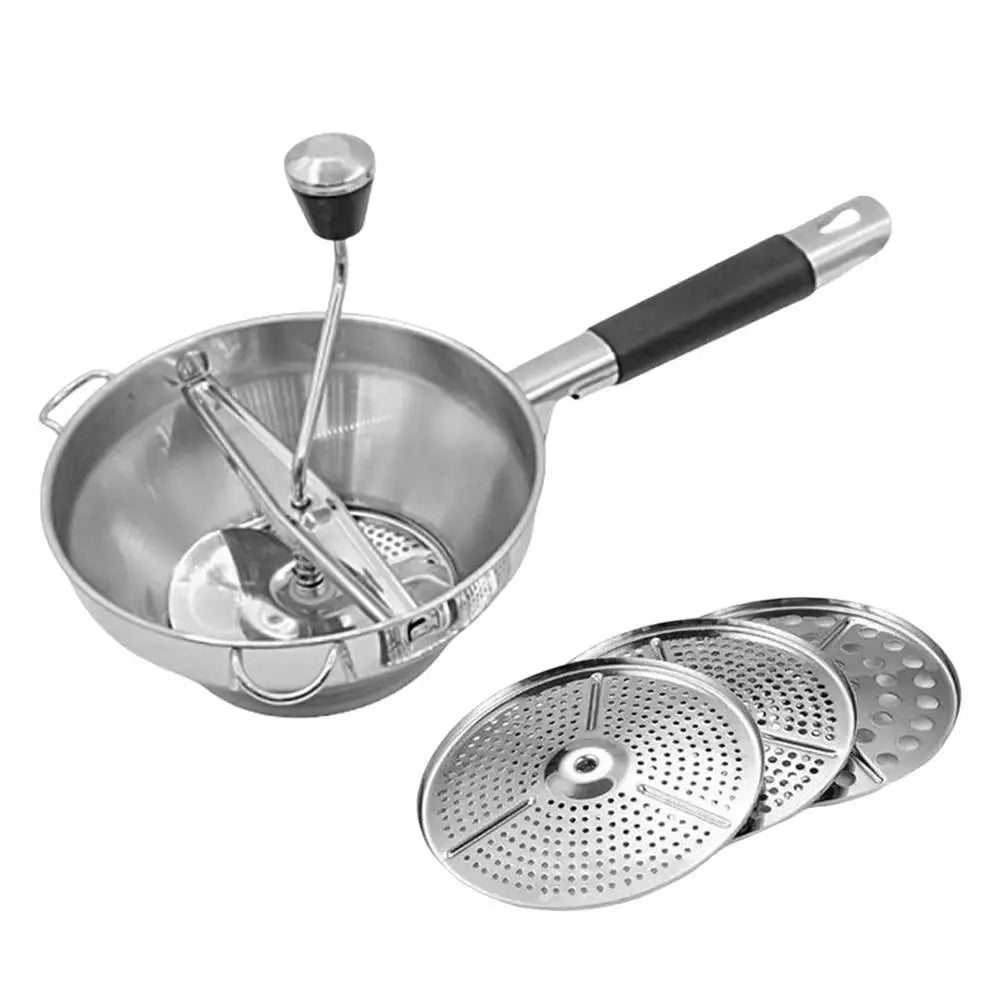 Handheld Potato Mashers Stainless Steel Vegetable Fruits Shredder