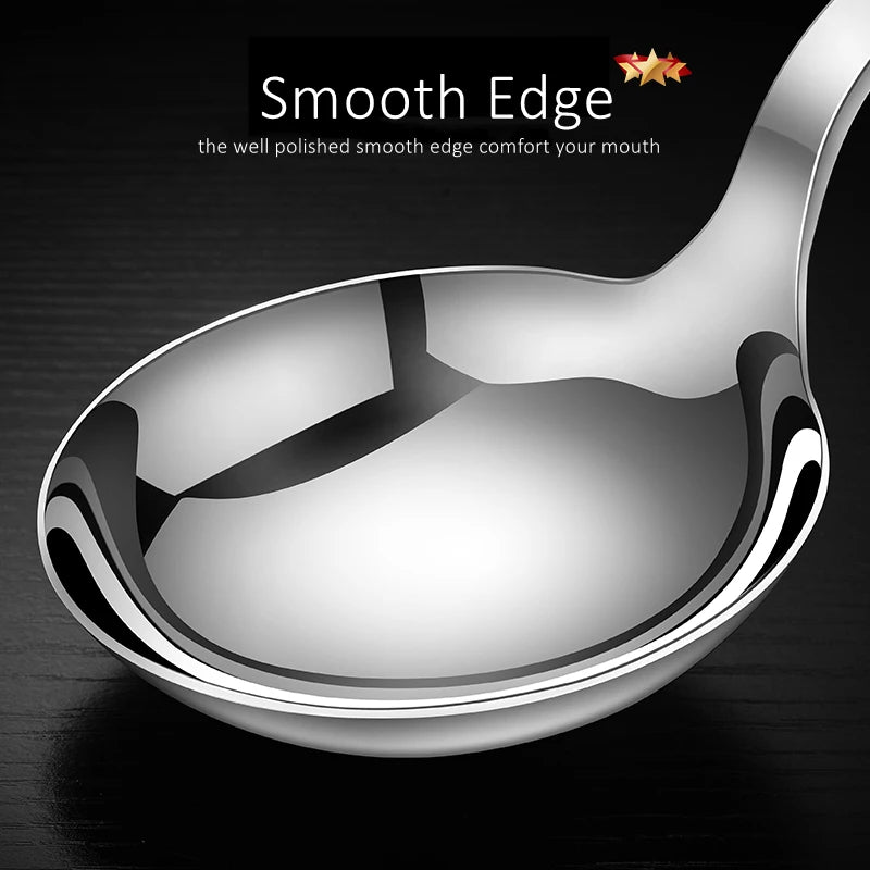 LFGB Certification Pure 304 Stainless Steel Serving Spoon Ultra