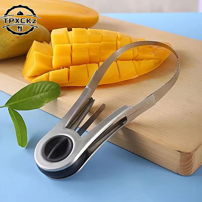 Stainless Steel Mango Cutter Avocado Slicer Splitter Fruit Melon