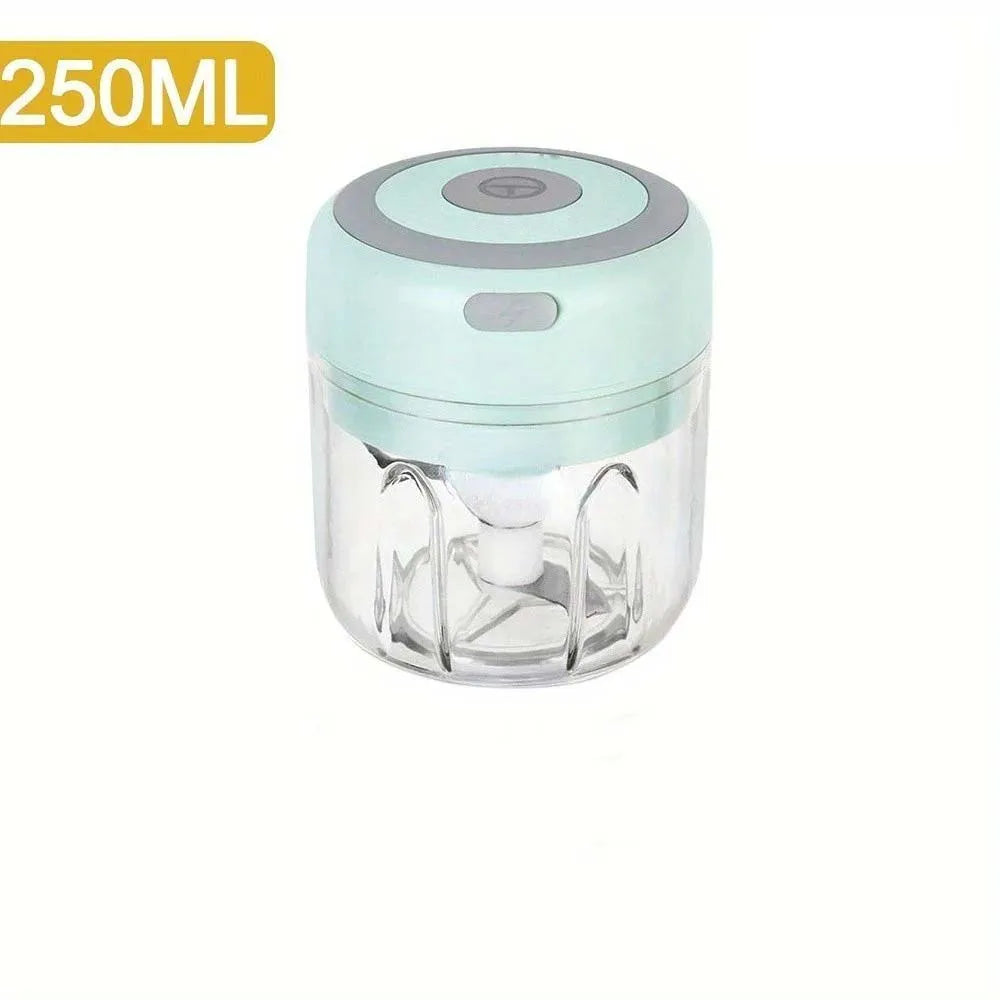 250ML Stainless Steel Electric Garlic Chopper Sturdy Durable