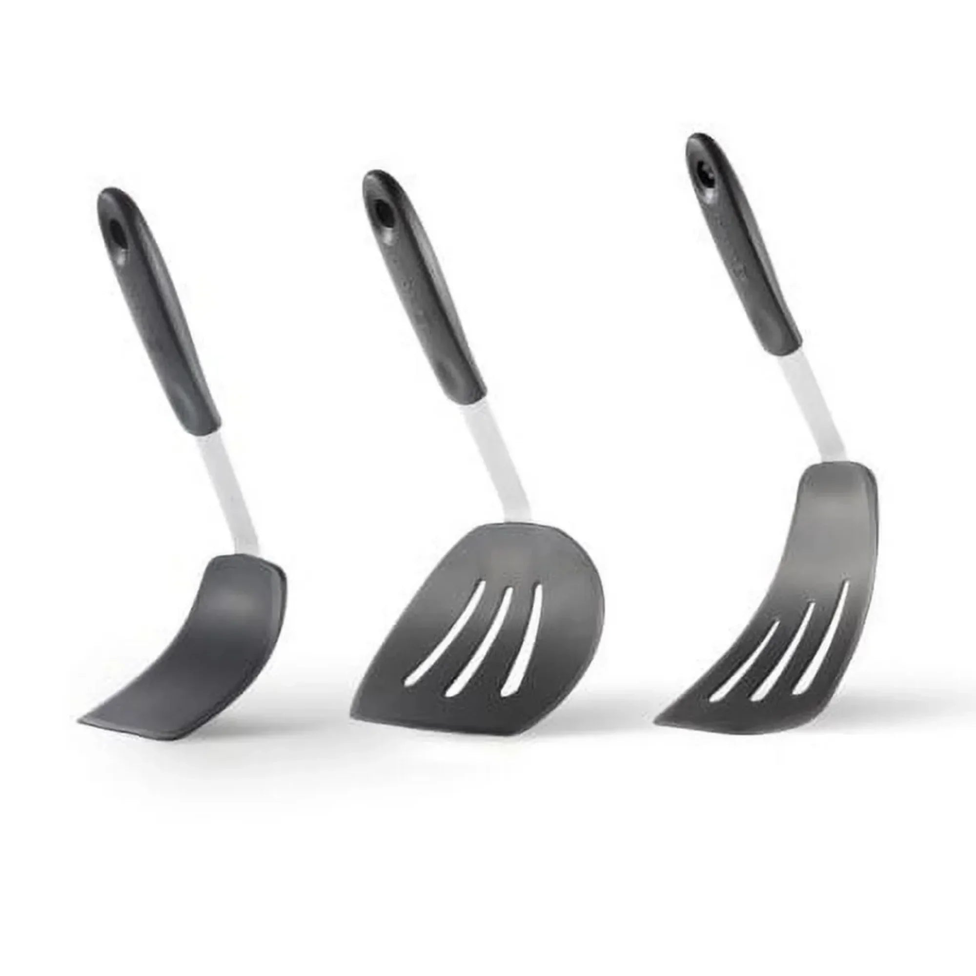 3-Pack Extra Soft Silicone Spatulas, Heat Resistant to 600°F