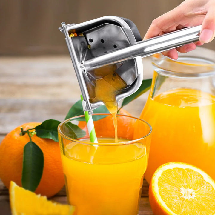 Stainless Steel Fruits Juicer Squeezer Lemon Manual Citrus