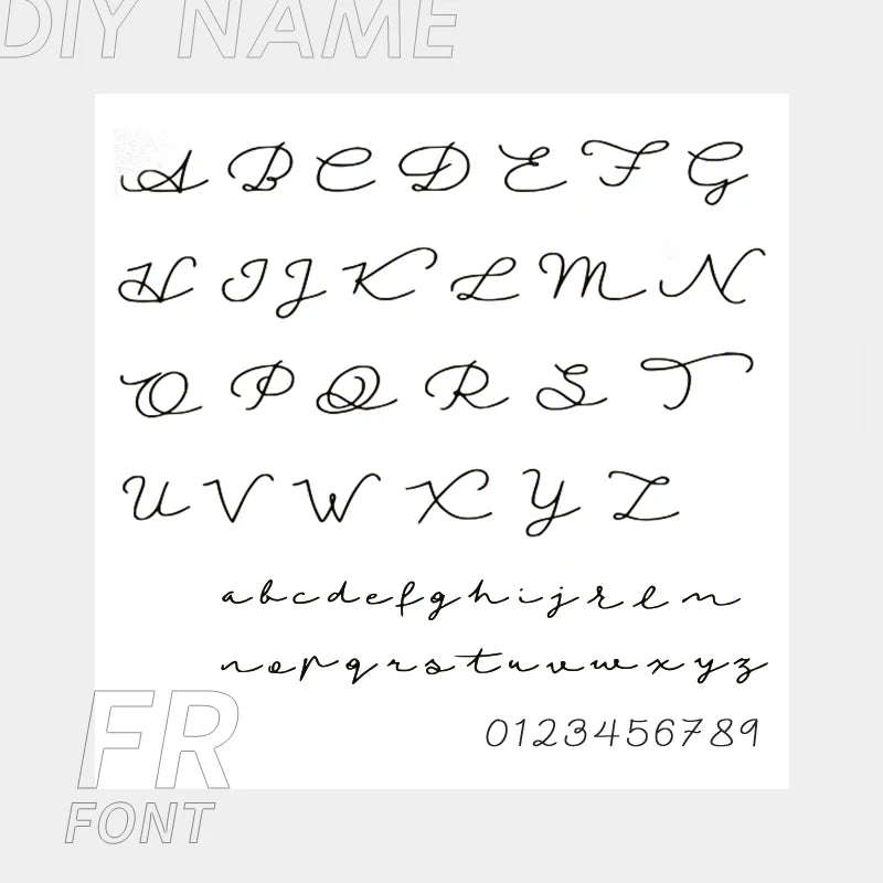 eManco Custom Layered Name Necklace Stainless Steel Teardrop