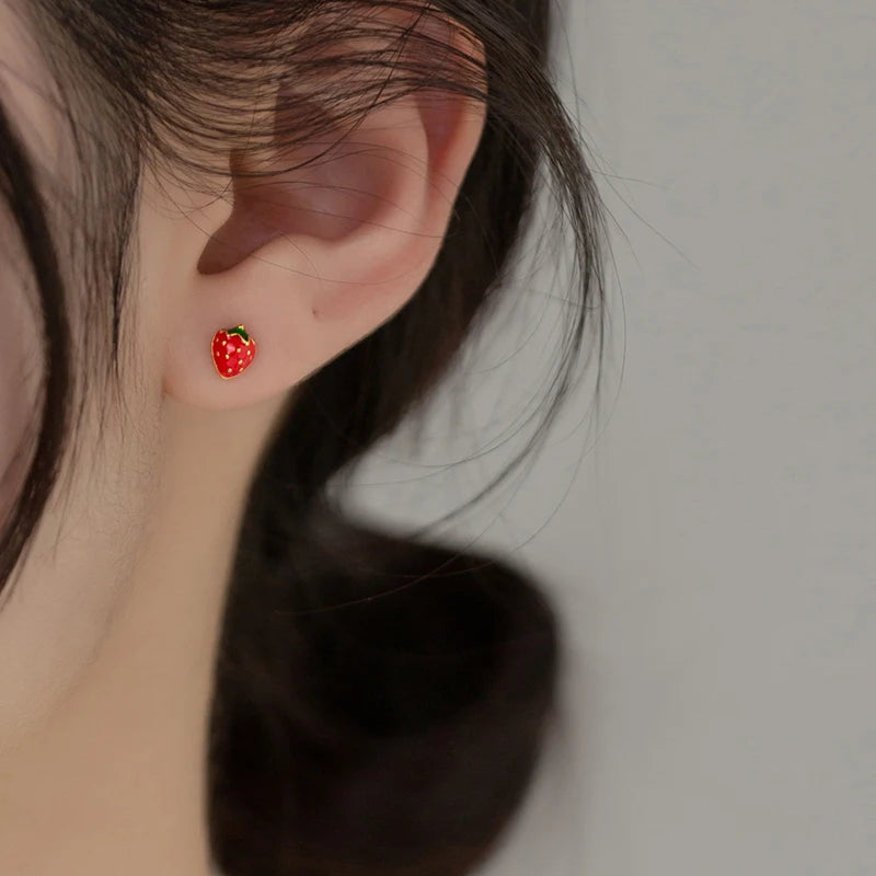 INZATT Real 925 Sterling Silver Mushroom Piercing Screw Ball