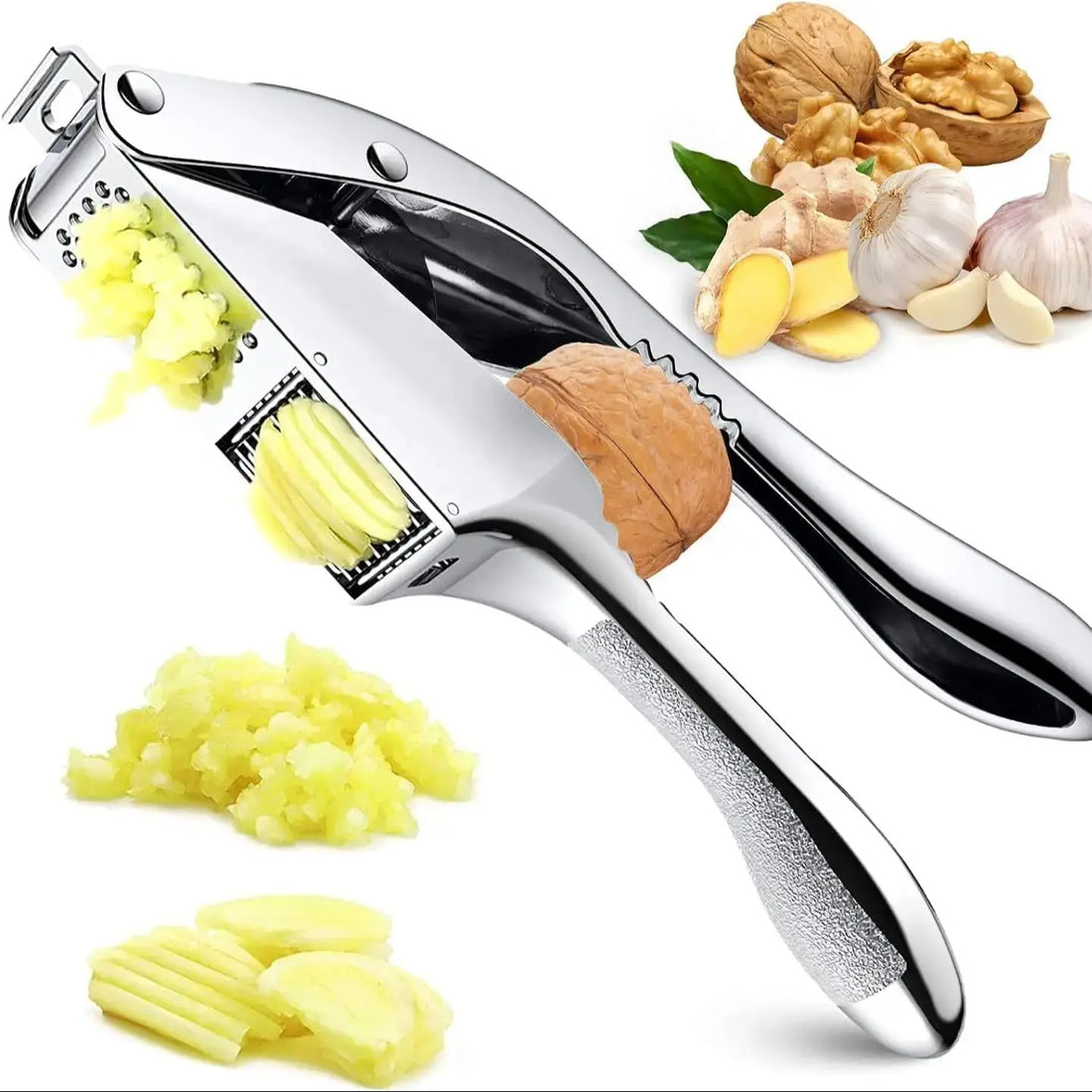 Garlic Crusher 2 in 1 stainless steel garlic minced garlic slices