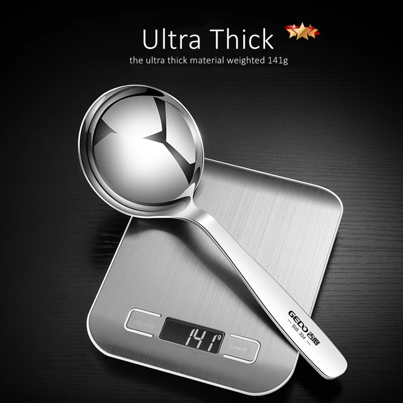 LFGB Certification Ultra Thick Pure 304 Stainless Steel Serving