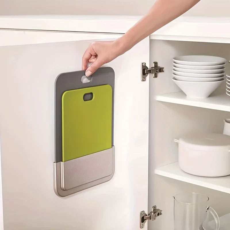 Double-Sided Cutting Board, Wall-Mounted, Easy to Clean