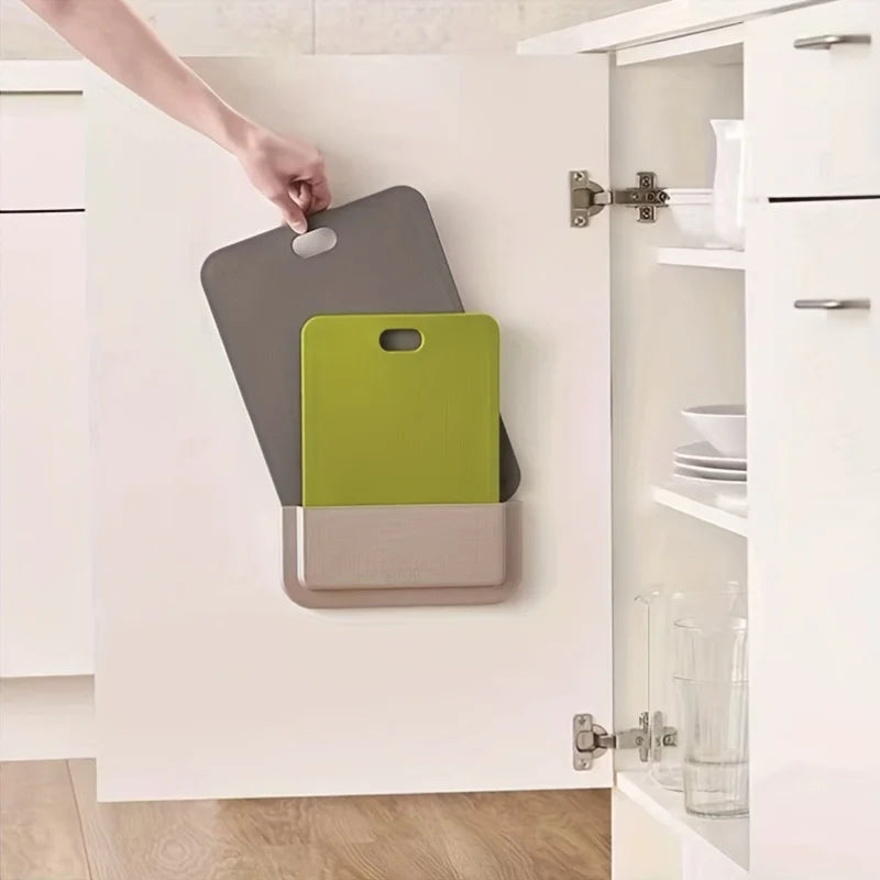 Double-Sided Cutting Board, Wall-Mounted, Easy to Clean
