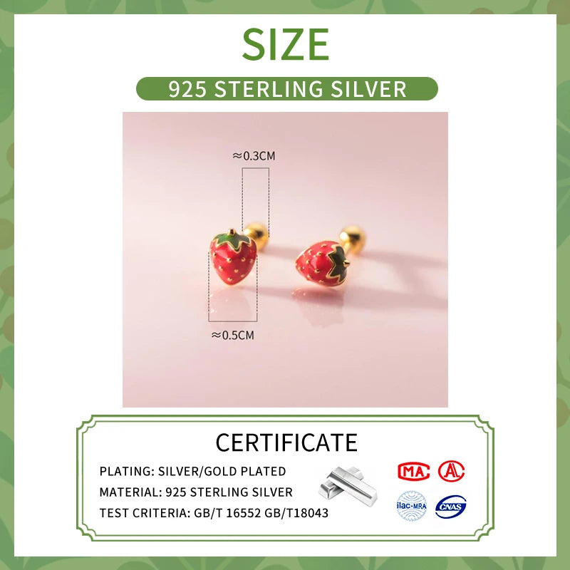 INZATT Real 925 Sterling Silver Mushroom Piercing Screw Ball