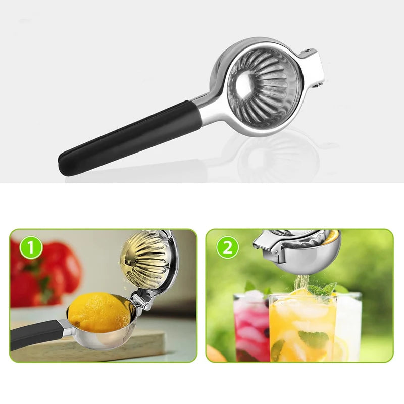 Stainless Steel Lemon Squeezer Hand Press Juicer Manual