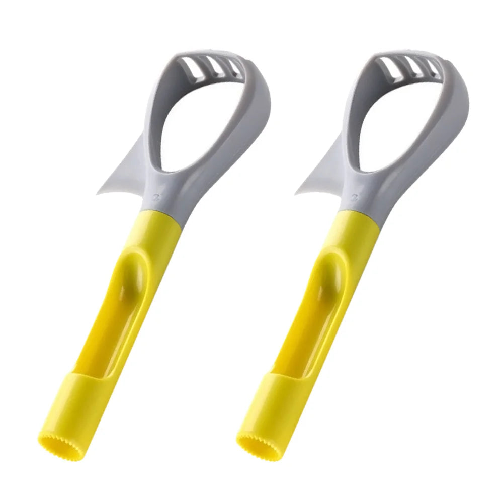 2Pcs Multifunction Avocado Tool Cutter Slicer Corer Peeler Fruit